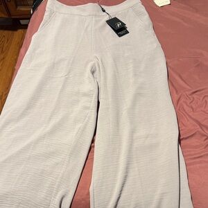 Adrianna Papell Soft Gray Trousers